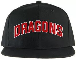 Flat Visor cap med dragonslogo